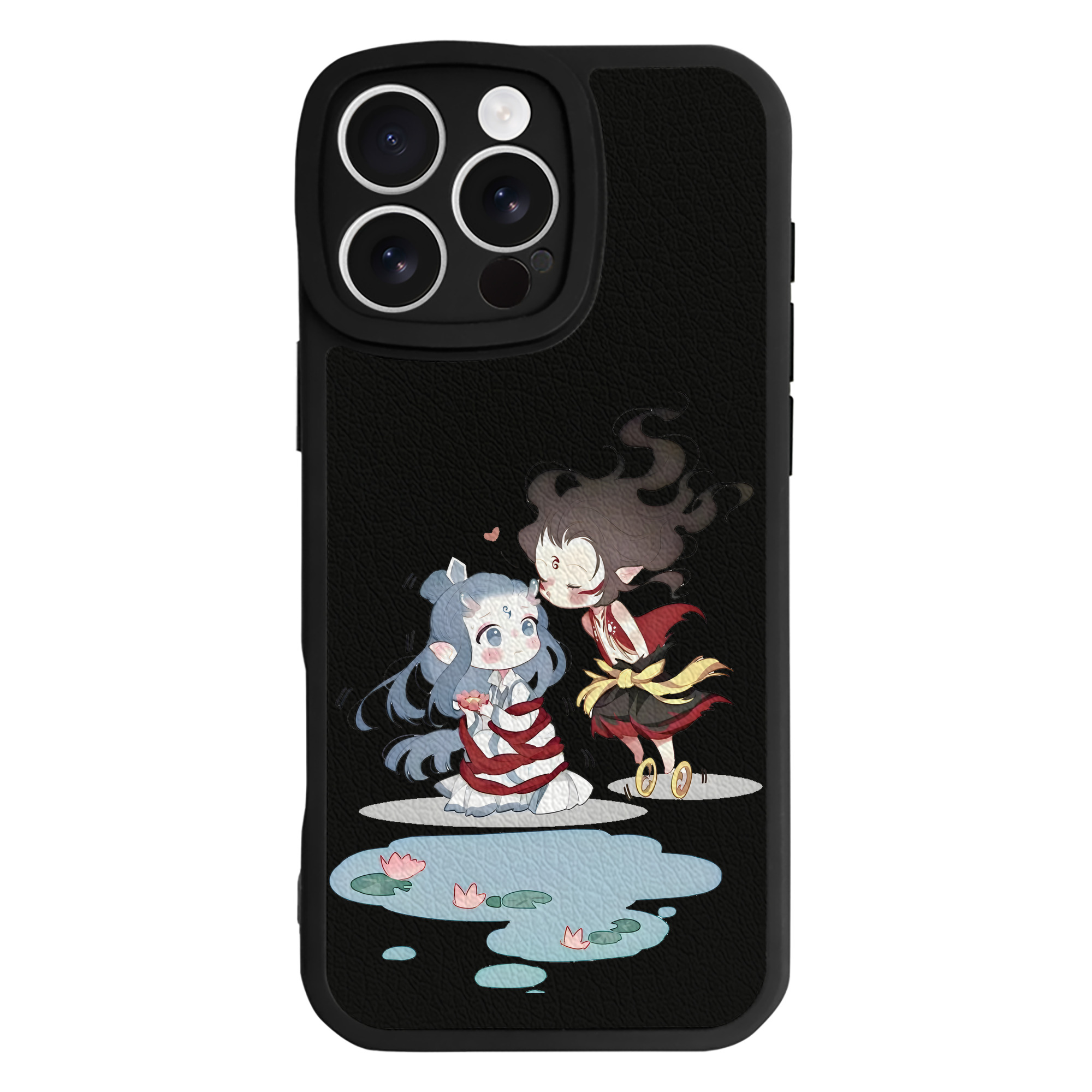 （画像用） Ne Zha 2 ナタ 魔童の大暴れ 【iPhone 16シリーズ対応】シリコンスマホケース（レザー調） 材質：シリコン